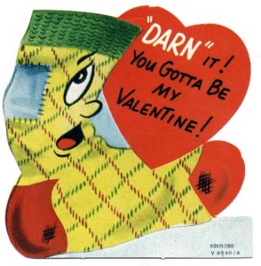 vintage-valentine-card-sock-with-red-heart