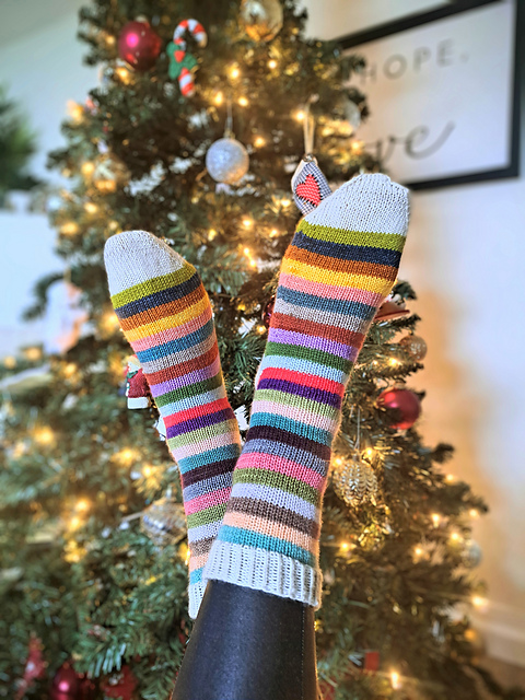 24 Day Advent Socks © Brie Christine